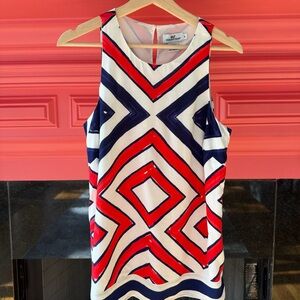 Vineyard Vines sleeveless red, white & blue top